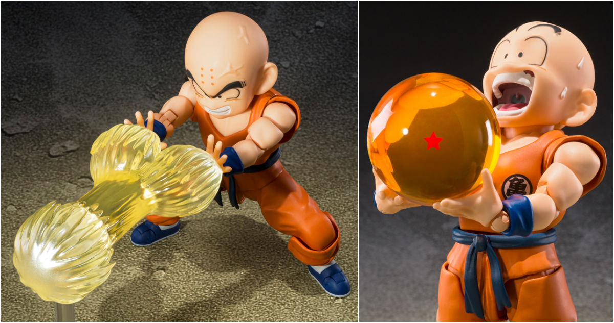 ドラゴンボールZ『S.H.Figuarts クリリン-孫悟空の親友-』4種の生動的 