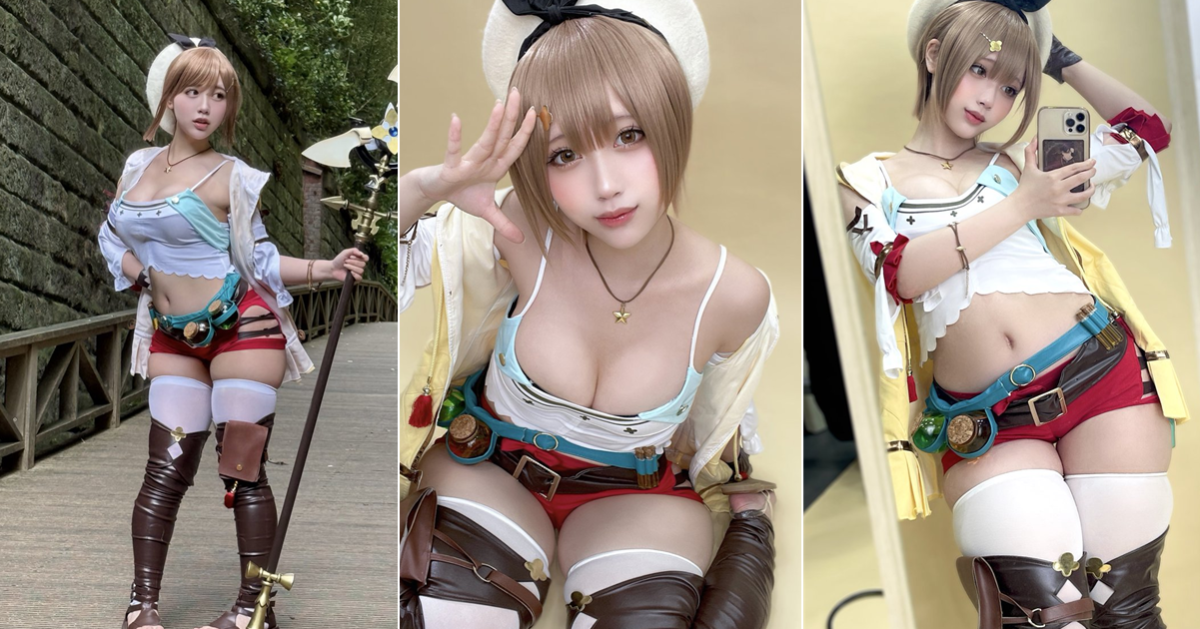Coserあゆの嘗試《萊莎的鍊金工房》萊莎Cosplay 超絕還原肉大腿讓網友驚呼根本本人！