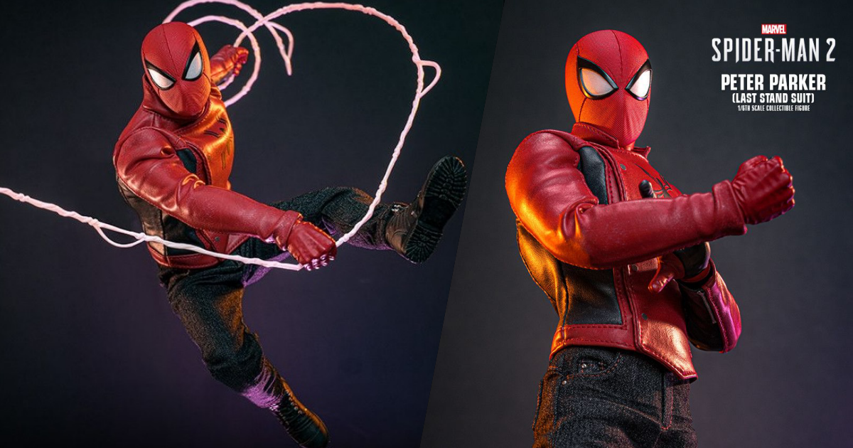 Hot Toys限定『PS5《蜘蛛人2》彼得·帕克 背水一戰戰衣 (Last Stand Suit) 』1/6比例收藏級可動人偶