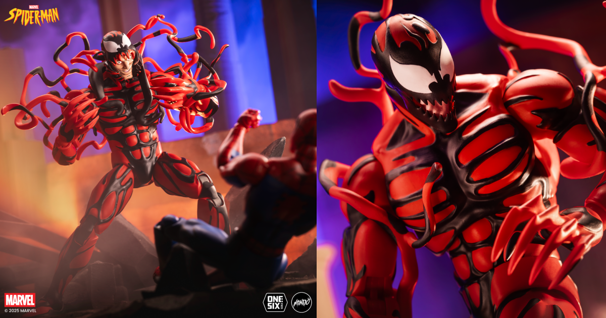 MONDO『《蜘蛛人：動畫系列》血蜘蛛（Carnage）限定版』1/6 比例可動人偶