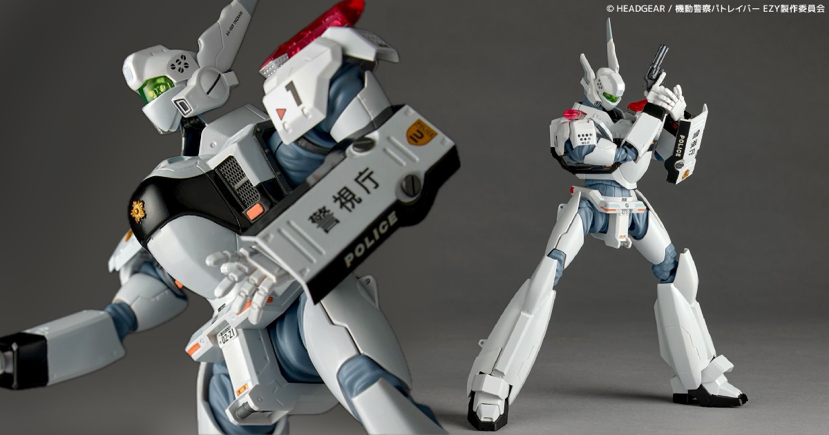 海洋堂『REVOLTECH《機動警察 EZY》英格蘭姆·Plus (AV-98plus)』可動模型，新造型搶先立體化！