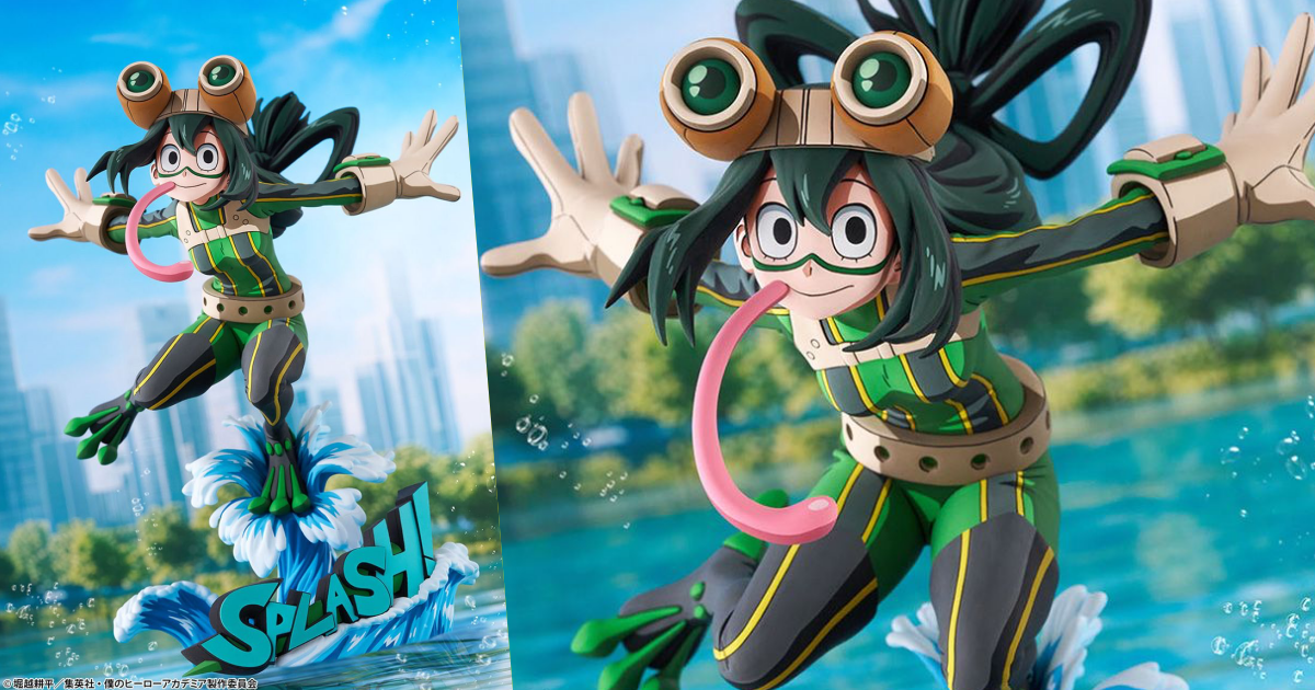 thumbnail image 2 of Bellfine My Hero Academia 1/8 Scale PVC Figure – Tsuyu Asui (Frog) – Made In Japan 2 of 5