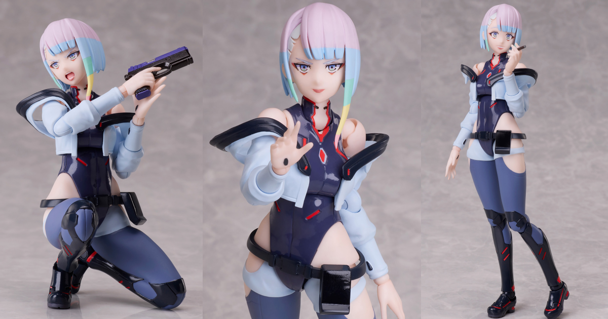 ANIPLEX『BUZZmod.《電馭叛客：邊緣行者》露西』1/12比例可動人偶，收錄竄網使駭入視窗特效！