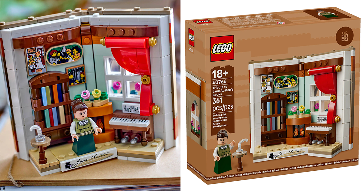 LEGO 40766「致敬珍·奧斯丁的書籍」滿額禮公開！代表作《傲慢與偏見》也注入其中