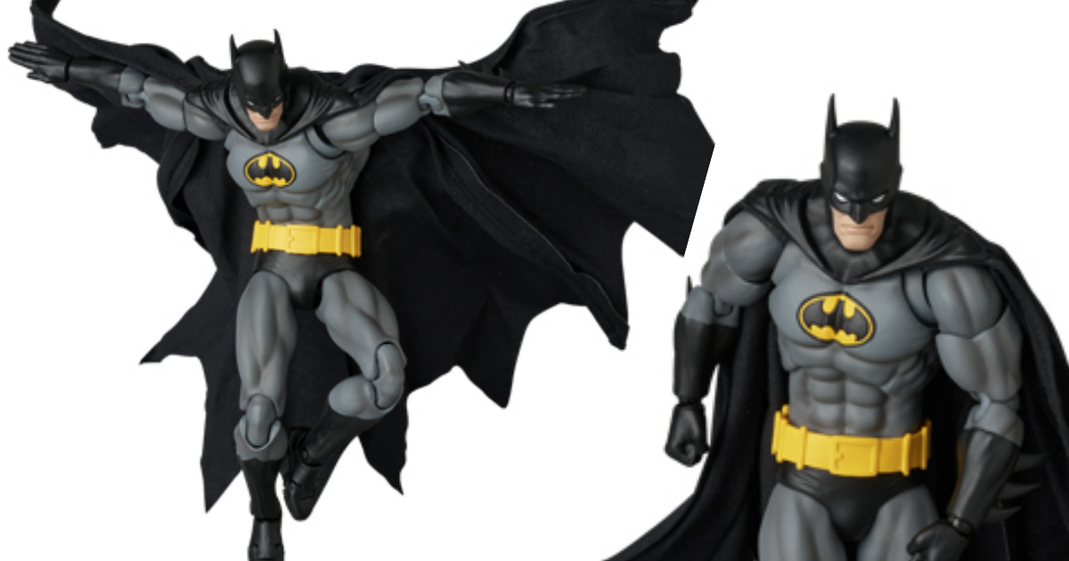 MAFEX『No.270 蝙蝠俠 （KNIGHT CRUSADER BATMAN）BLACK Ver.』可動人偶