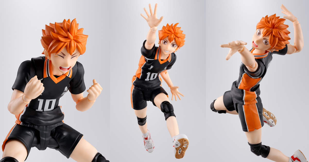 S.H.Figuarts『《排球少年！！》日向翔陽』可動人偶，靈活可動再現小巨人的翱翔之姿！