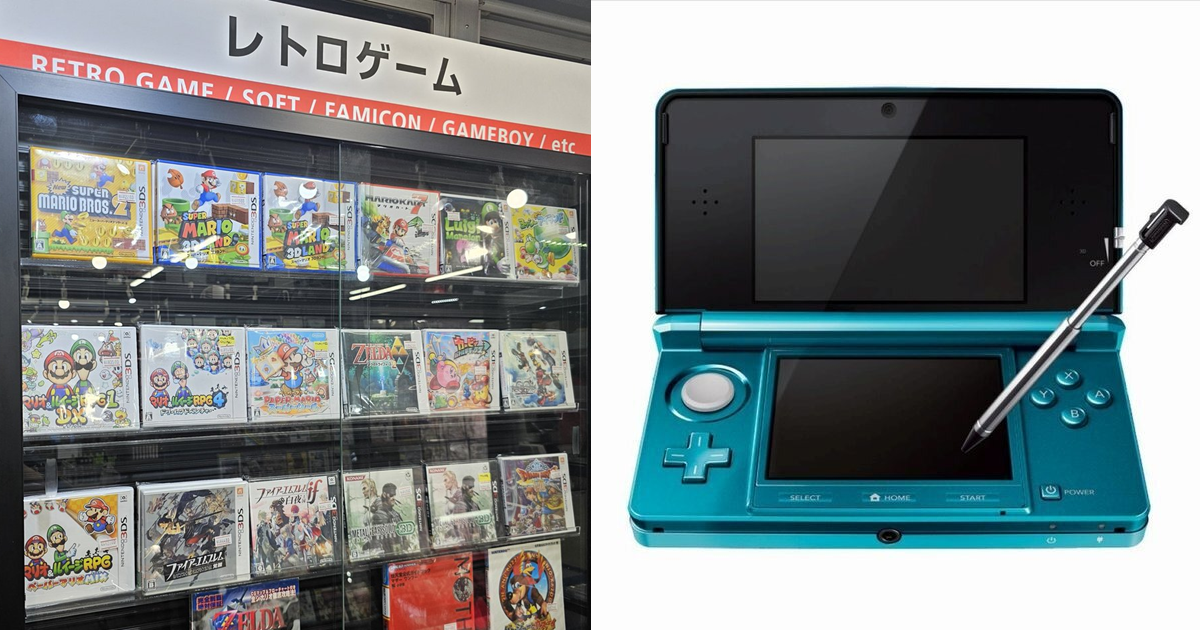 秋葉原店家標示3DS竟成「復古遊戲」？  引爆玩家集體崩潰：「我知道的復古遊戲不是這樣！」