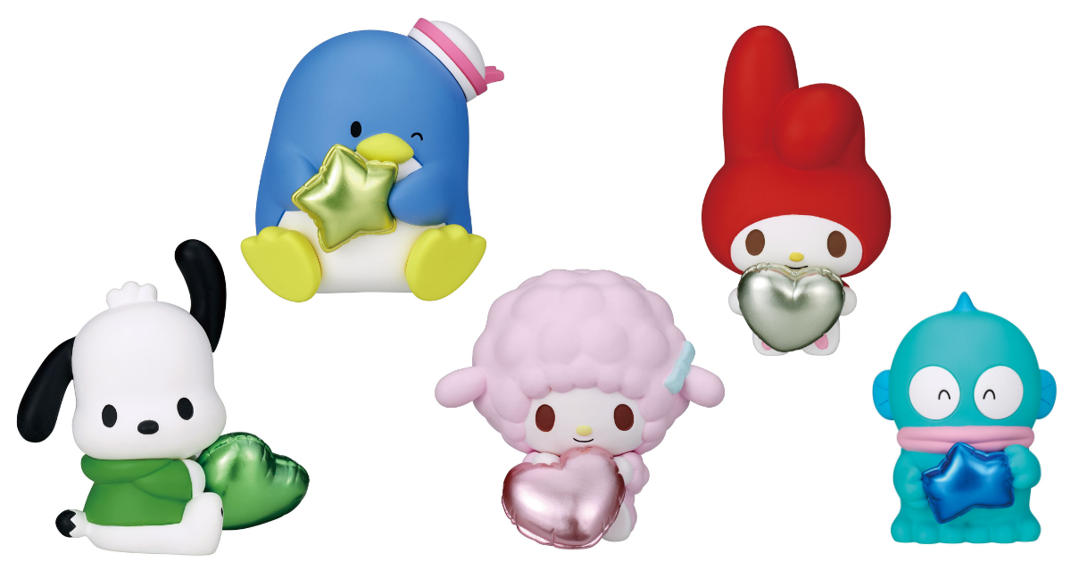 T-ARTS『三麗鷗明星 閃亮☆氣球 2』轉蛋，抱著派對錫箔氣球的帕恰狗、彼安諾人氣登場！