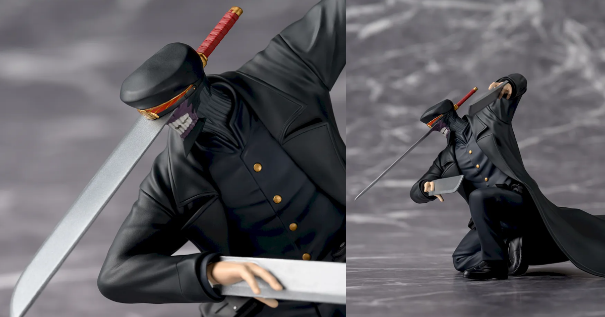 SEGA景品『Premium ちょこのせ《鏈鋸人》武士刀』坐姿模型，再現準備進發攻擊的魄力姿態！