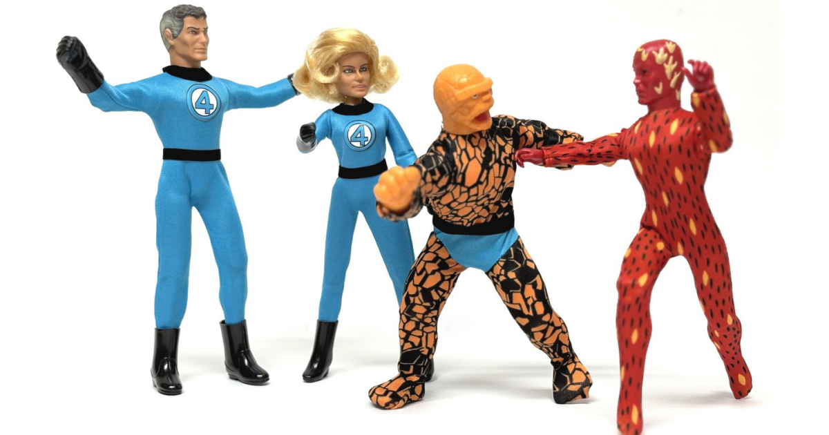 Mego『世界最偉大的超級英雄系列 驚奇四超人』8 吋可動人偶套組，70 年代經典設計完美復刻！