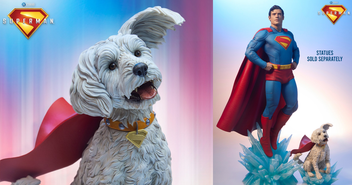 Sideshow Collectibles『《超人》氪普托（Krypto）』 1/4 比例雕像，不受控制的搗蛋鬼同步出擊！