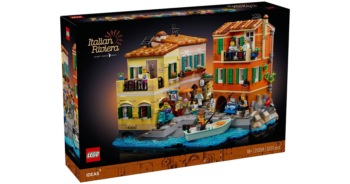 LEGO 21359 Ideas 系列「義大利里維埃拉」（Italian Riviera）情報公開