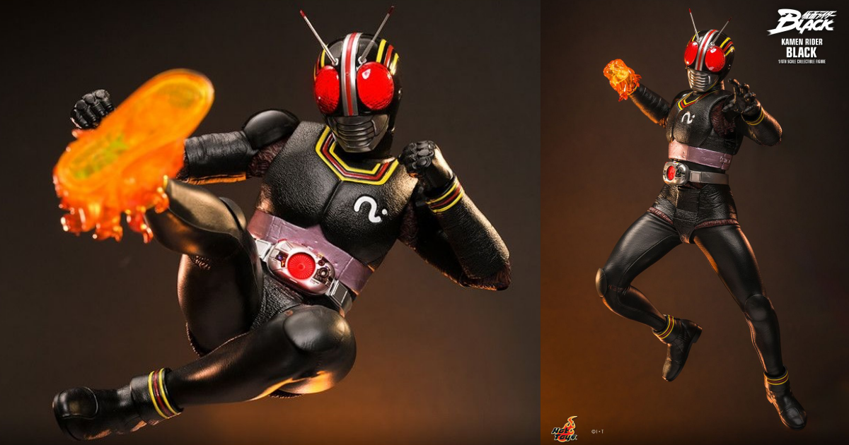 HOT TOYS『《假面騎士Black》假面騎士 Black』1/6 比例收藏級人偶，高質感還原經典造型！