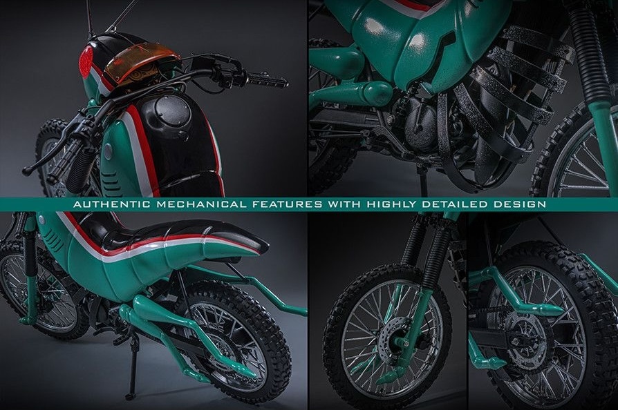 バトルホッパー 　1/6 仮面ライダー　ブラック　ダークグリーン 1/6仮面ライダーモーターバイクシリーズ バトルホッパー