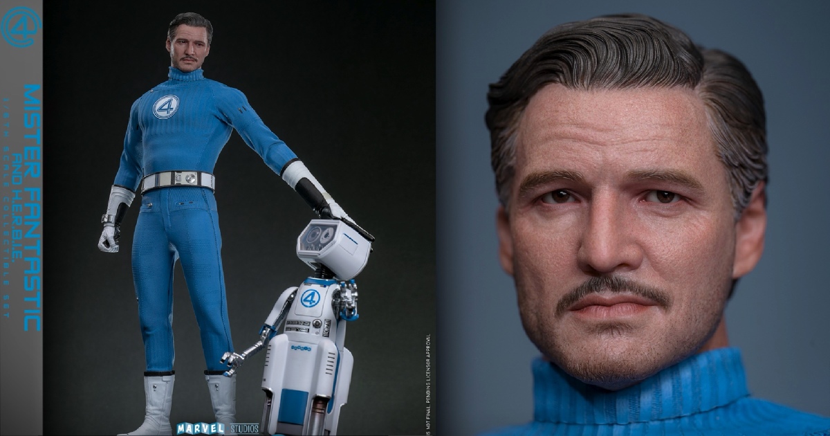 Hot Toys『《驚奇4超人：第一步》驚奇先生／驚奇先生 & H.E.R.B.I.E.』1/6 比例收藏級可動人偶／套組