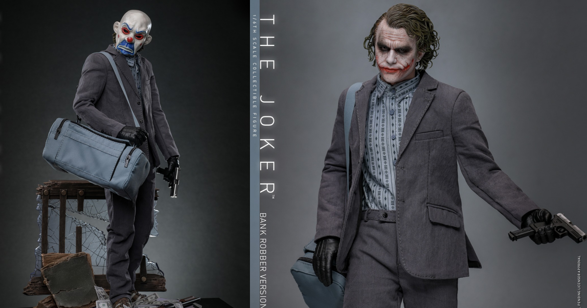 Hot Toys「《黑暗騎士》三部曲 小丑 銀行劫匪Ver.」1/6 比例收藏級可動人偶，不不不我要殺的是公車司機！