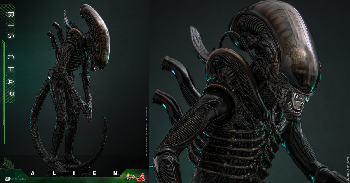 Hot Toys「《異形》異形 Big Chap」1/6 比例收藏級可動人偶，精緻展現令人恐懼的生物細節！