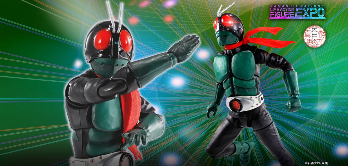 S.H.Figuarts 真骨雕製法『假面騎士1號（櫻島Ver.）榮耀的昭和騎士版』紀念萬代人型可動人偶展的限定品登場！