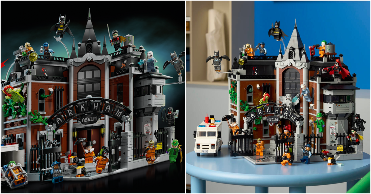LEGO DC Batman 76300「阿卡漢精神病院（Arkham Asylum）」瘋狂登場！16 位角色、模組化監獄建築、超過 2950 片零件打造高譚市最惡名昭彰的場所！