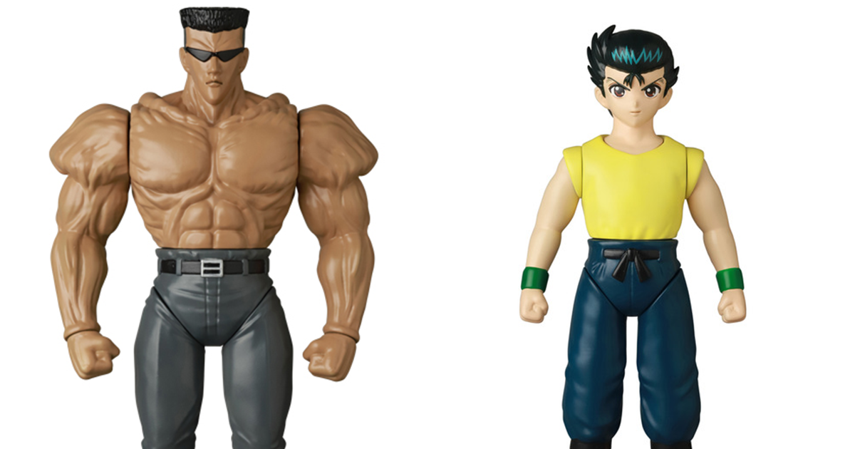 MEDICOM TOY ASM 系列《幽遊白書》浦飯幽助、戶愚呂弟 軟膠玩具