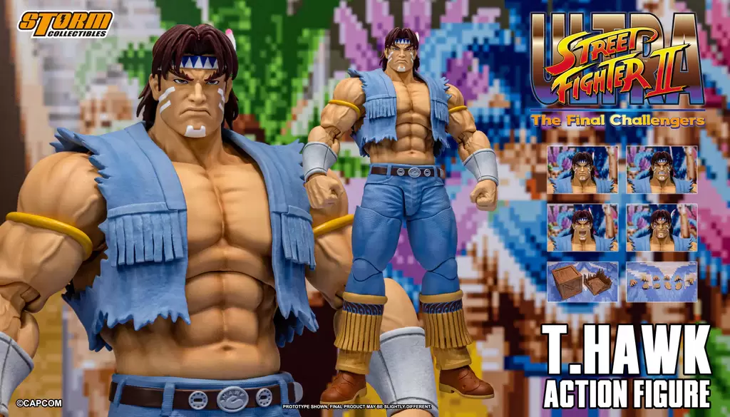 守護聖地的雷霆巨鷹！STORM COLLECTIBLE《究極快打旋風2》T.霍克  Thunder Hawk