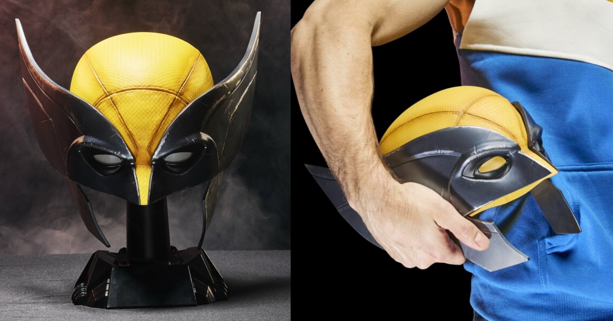 孩之寶 Marvel Legends「《死侍與金鋼狼》金鋼狼面具」，精緻再現狼叔面具的戰損效果！
