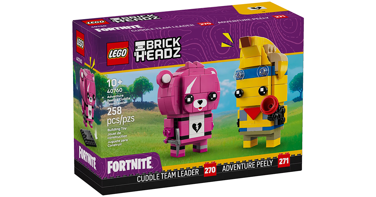 LEGO 40760《樂高要塞英雄》香蕉人 Adventure Peely & 粉紅熊 Cuddle Team Leader 滿額禮公開！