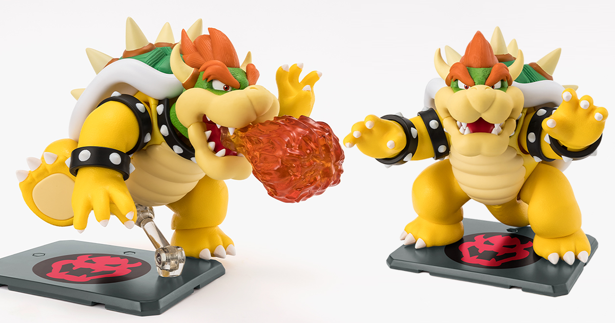S.H.Figuarts《超級瑪利歐》庫巴（クッパ）可動人偶 壯碩的大魔王、口吐火球再襲！