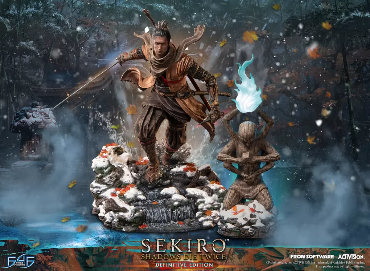 First 4 Figures《隻狼：暗影雙死》SEKIRO 立體人形雕像 豪華版 與鬼佛一起誠心參拜！