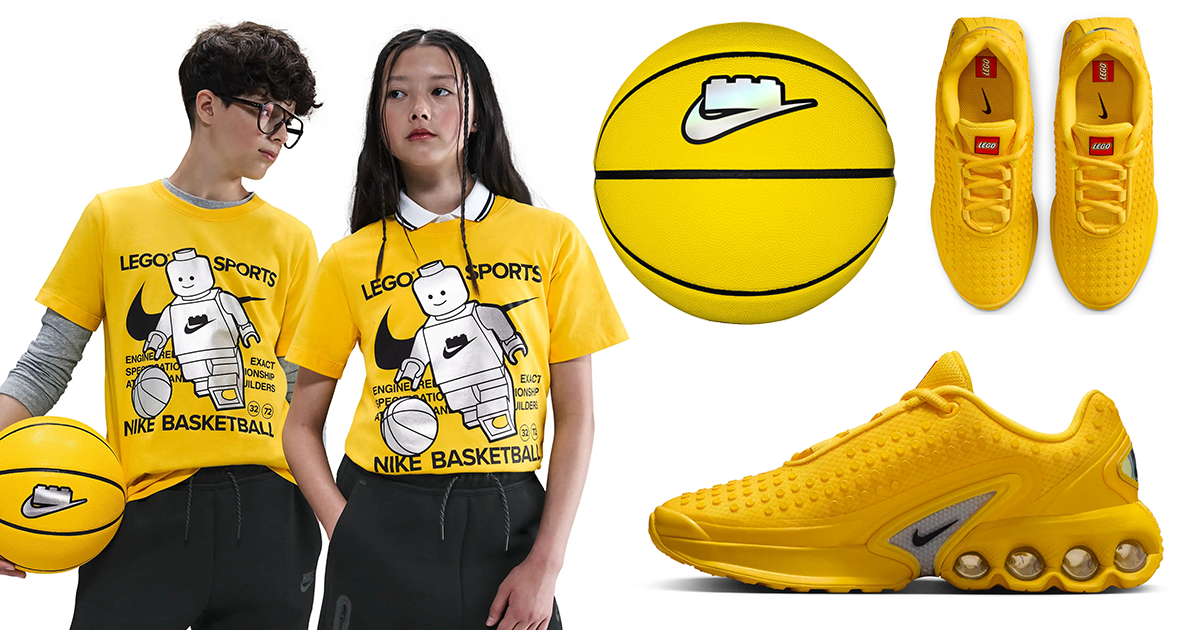 Nike × LEGO「Air Max Dn」球鞋、聯名短T、籃球 8 月 1 日正式發售！