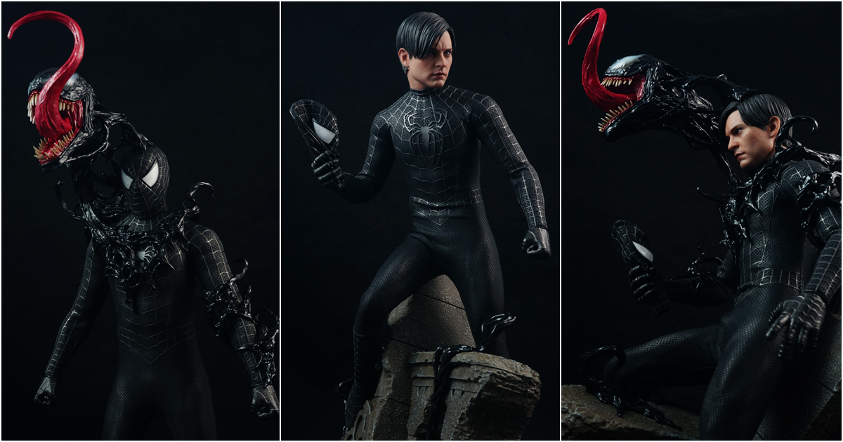 【奇玩具誌】闇影一隅——HOTTOYS SPIDER-MAN (BLACK SUIT) 蜘蛛俠 (黑色戰衣) 玩評報告