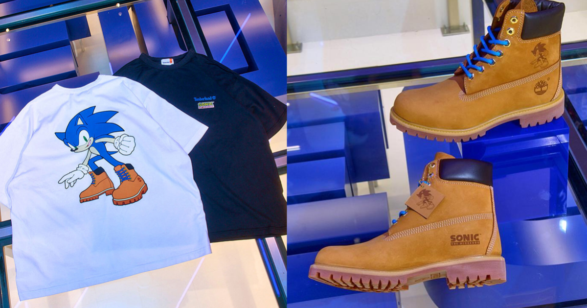 Timberland ⨉《音速小子》聯名澀谷PARCO限定鞋款&服飾 慶祝SEGA旗艦店澀谷開幕！