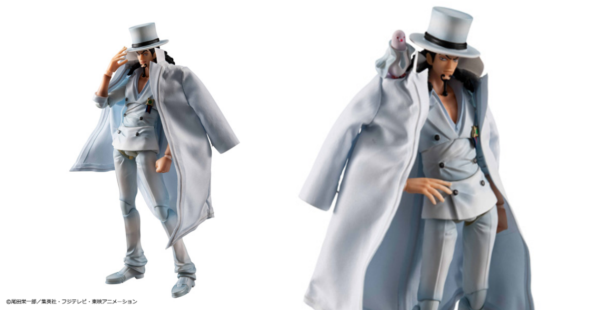 MegaHouse「V.A.H《航海王》羅布·路基 Ver.1.5」可動人偶，布料大衣升級登場！