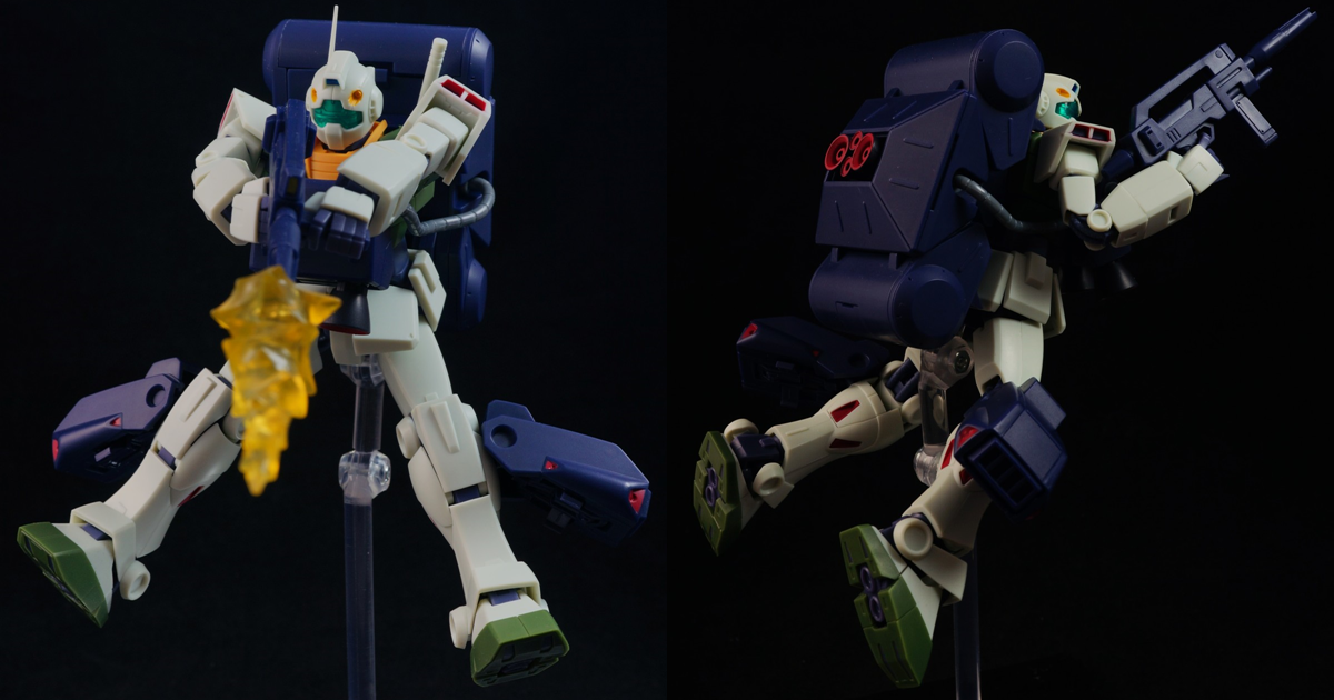 【奇玩具誌】空降奇兵——ROBOT魂 吉姆II（幽谷規格）GM II (A.E.U.G.) ver. 降落傘裝備 BALLUTE PACK 玩評報告