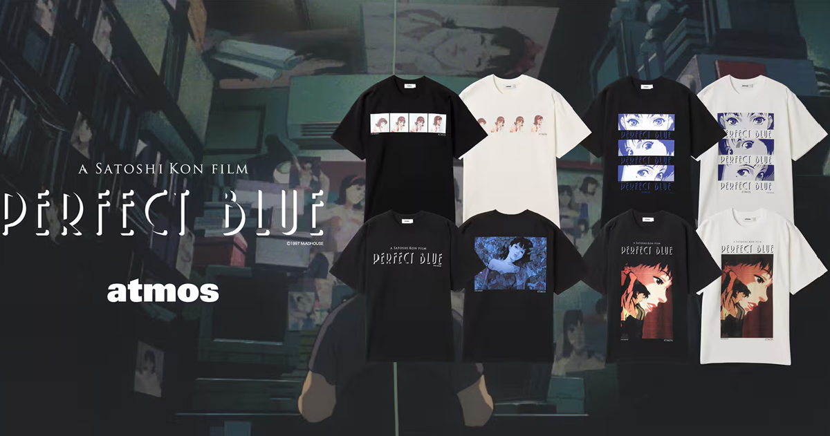 Atoms ✕《藍色恐懼Perfect Blue》推出聯名T恤 今敏經典之作潮流呈現！
