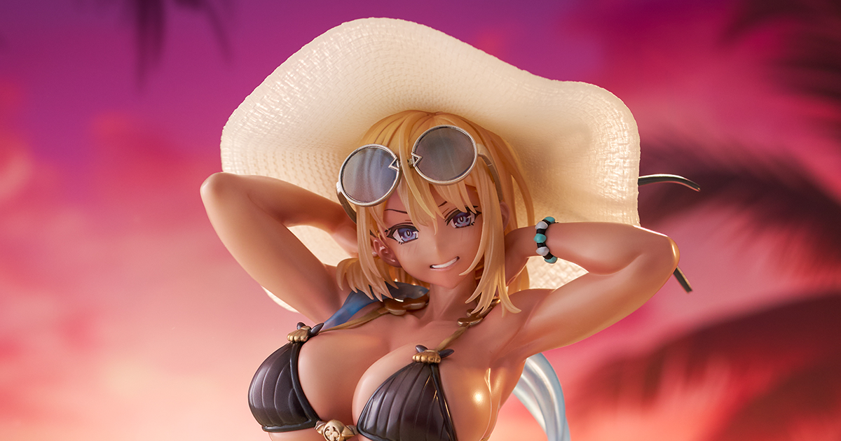 Wonderful Works「Mira 日落 Ver.」1/7 比例塗裝完成品（ミラ Sunset Ver.）以小麥肌膚再度襲來的肉感身軀！