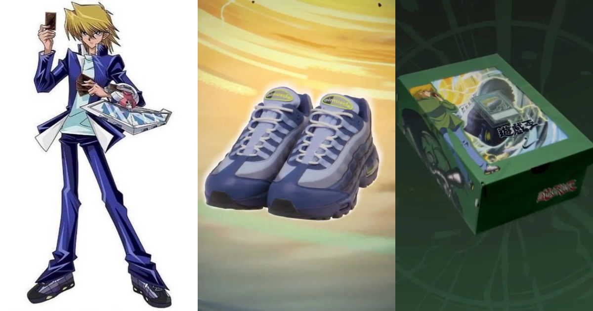 Nike ✕《遊戲王》城之內克也著用「AIR MUSCLE」球鞋  把漫畫裡的鞋款商品化啦！