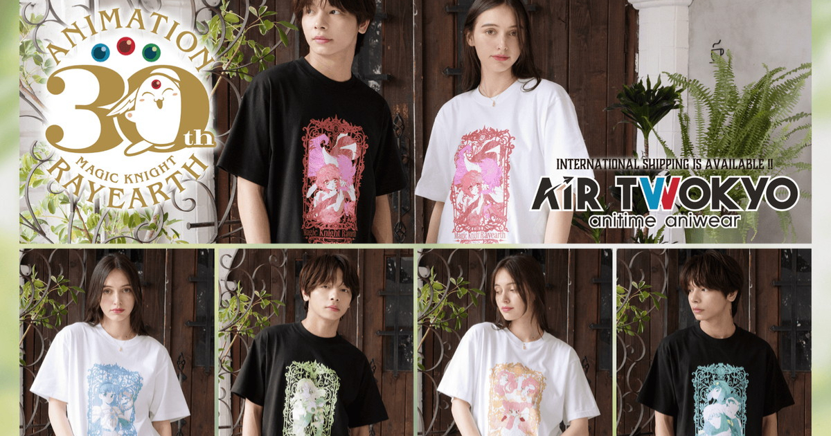AIR TWOKYO ✕《魔法騎士雷阿斯》聯名服飾周邊 經典30年角色華麗元素融入！