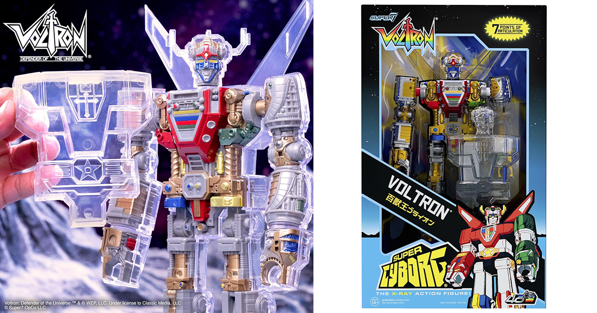 Super7 Super Cyborg「聖戰士」（透明版）11吋可動玩具 通透外裝甲盡顯精美機械內構魅力！