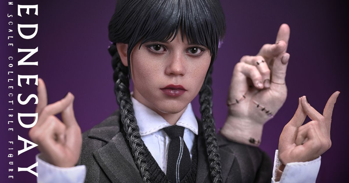 HOT TOYS《星期三》星期三 1/6 比例收藏人偶 還有三種造型的「小手」！