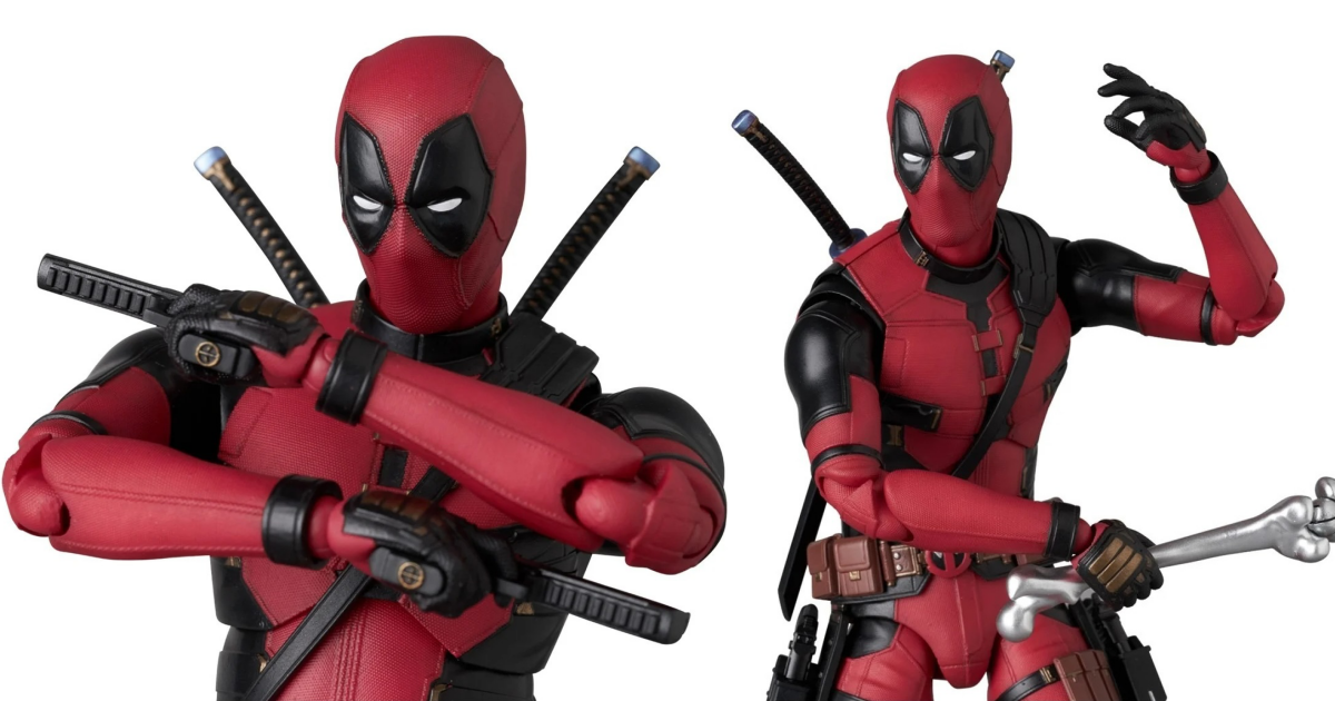 MAFEX「No.284《死侍與金剛狼》死侍」可動人偶，收錄羅根的胳膊等超豐富武器配件！