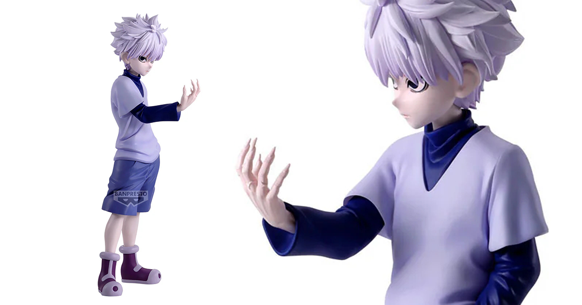 BANPRESTO《HUNTER×HUNTER》Grandista 系列「奇犽」立體人形 無情空洞的冰冷眼神！