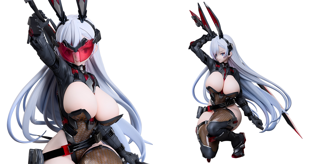 FREEing「武士兔女郎 牡丹 Designed by saitom」1/6 比例模型 壓倒性的肉感魅力、出陣！