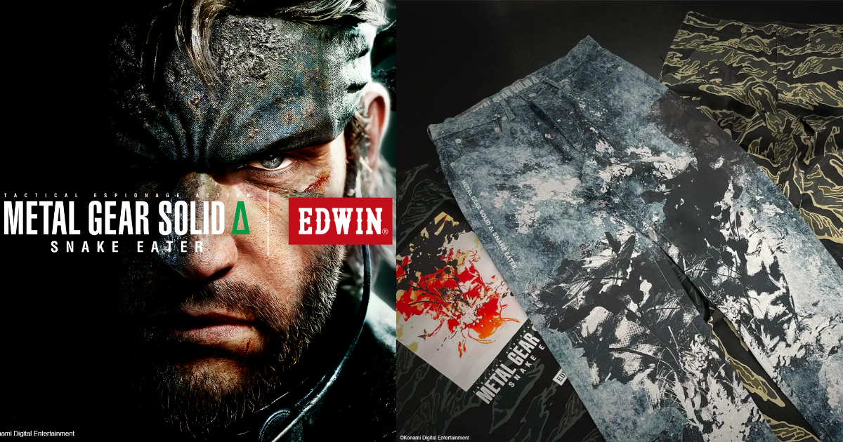 EDWIN ✕《潛龍諜影Delta：食蛇者》聯名服飾  軍事虎斑迷彩風格強勢呈現！