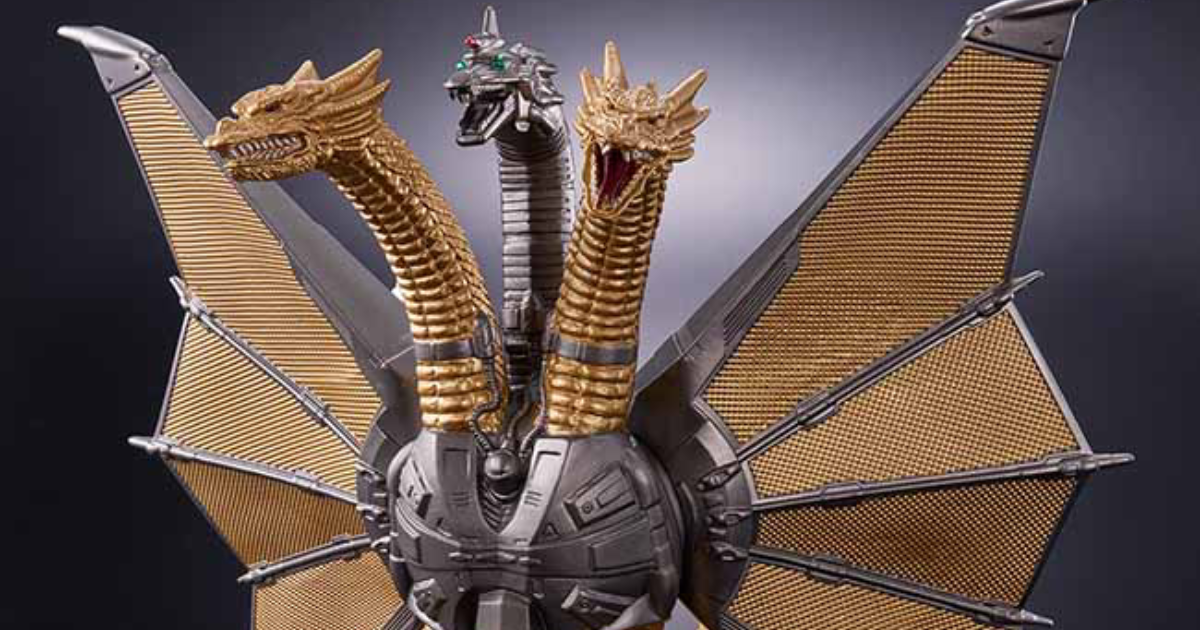 MOVIE MONSTER 怪獸軟膠『機械王者基多拉 ver.2.0』完全新規造型・色彩表現金色身軀、機械構造！