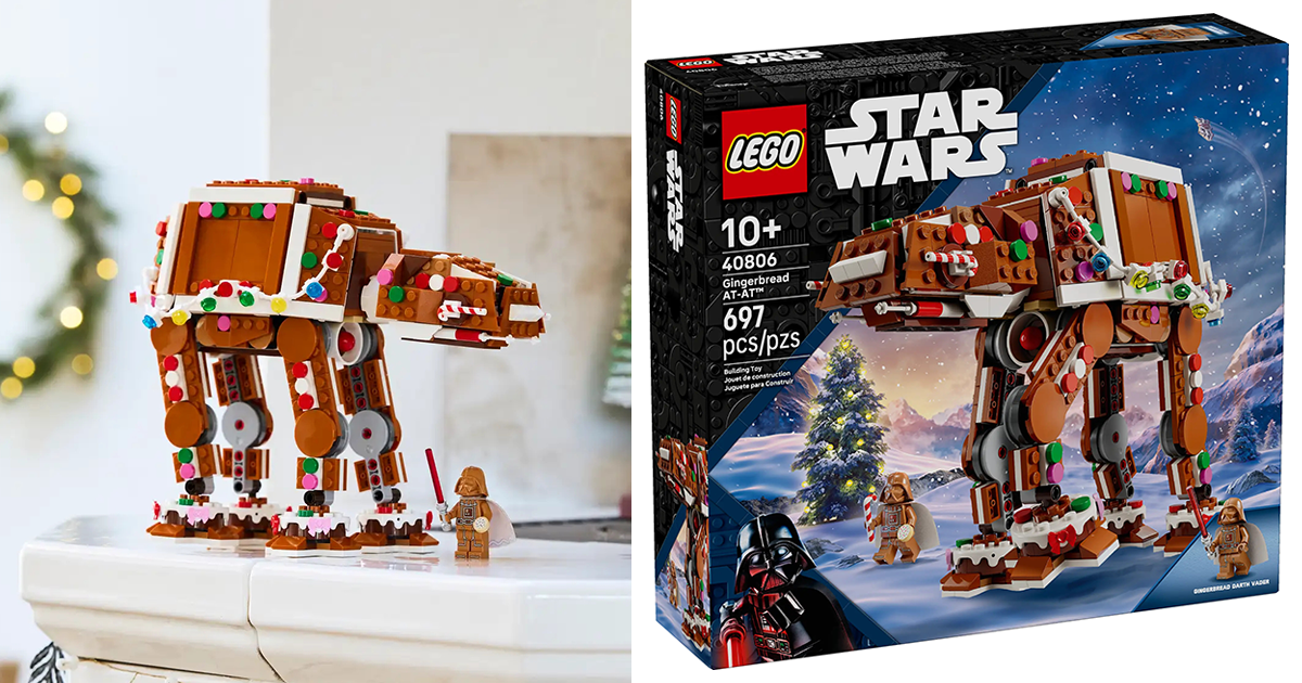 LEGO 40806《星際大戰》「薑餅AT-AT走獸」美味的全地域型裝甲載具＆薑餅人風維達人偶！