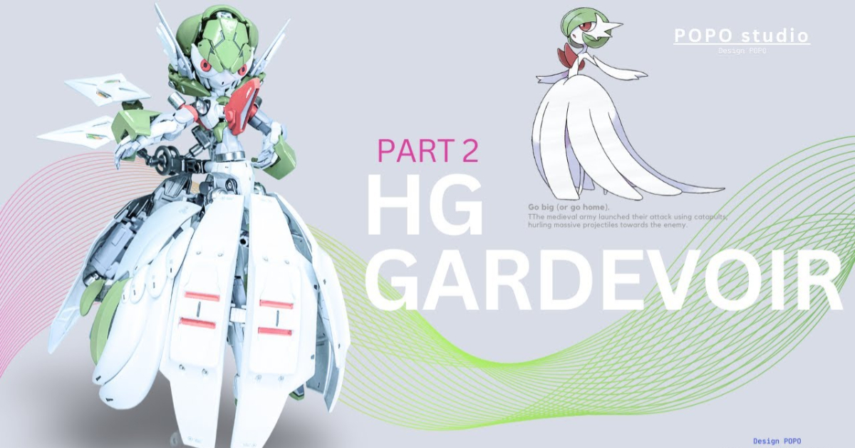 推主以組裝模型製作「HG超級沙奈朵」 機械化裙擺搭配亮眼塗裝展現獨特魅力！