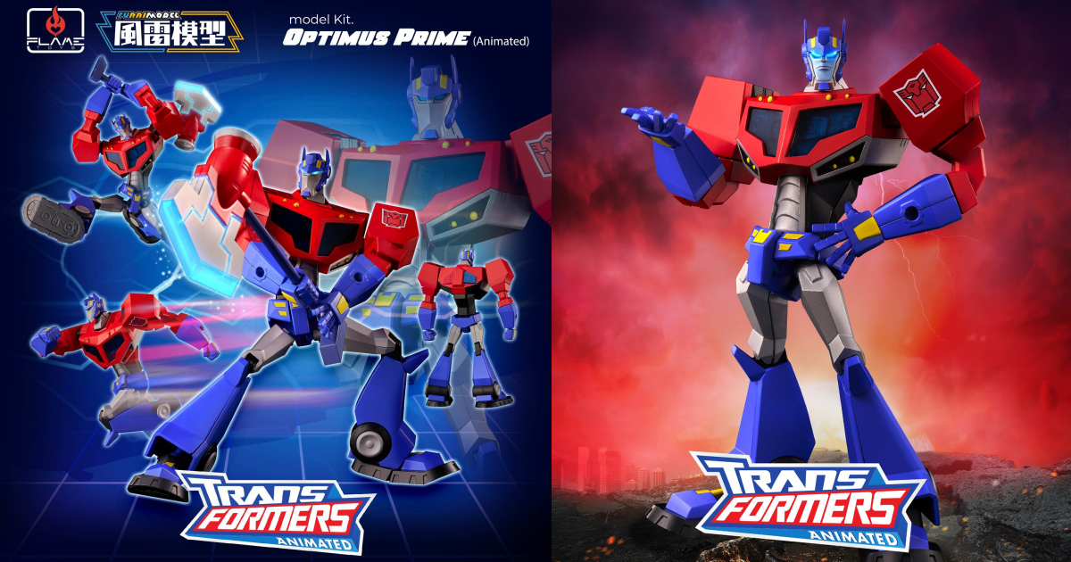 Flame Toys 風雷模型「《變形金剛進化版》柯博文（動畫版）」組裝模型，再現動畫中的魁梧身形！