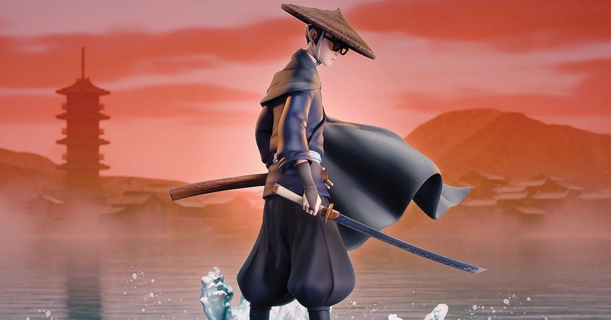 Dark Horse Direct《藍眼武士》「水」全身雕像 優雅、致命的混血劍客立體化！