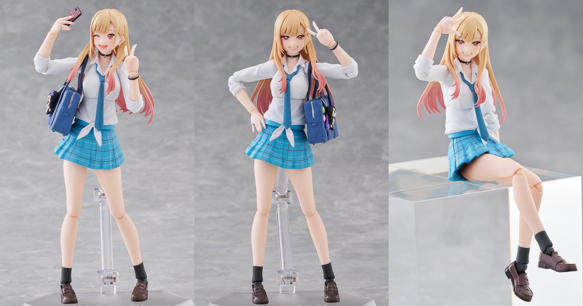 figma「《戀上換裝娃娃》喜多川海夢」可動人偶，靈活可動再現制服造型的各種動態！
